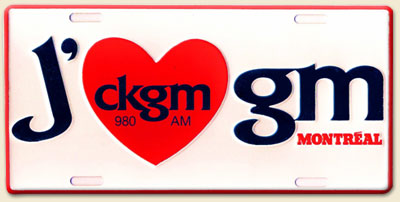 CKGM License Plate
